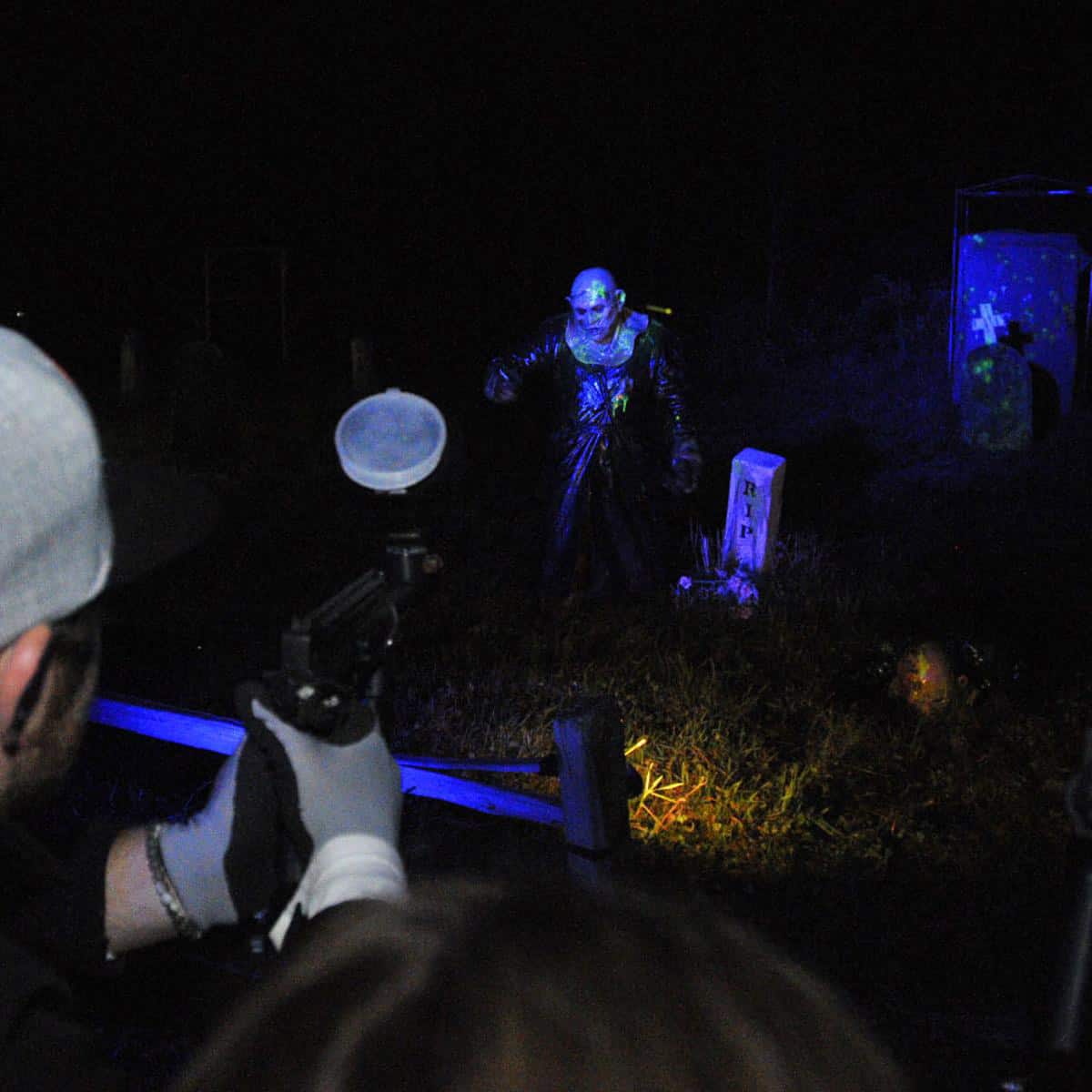 Haunted Zombie Paintball hunt for some exciting fun!